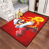 Super Mario HD Printed Carpet Rug for Living Room & Bedroom