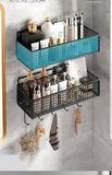 Multifunctional Wall-Mounted Bathroom Organiser