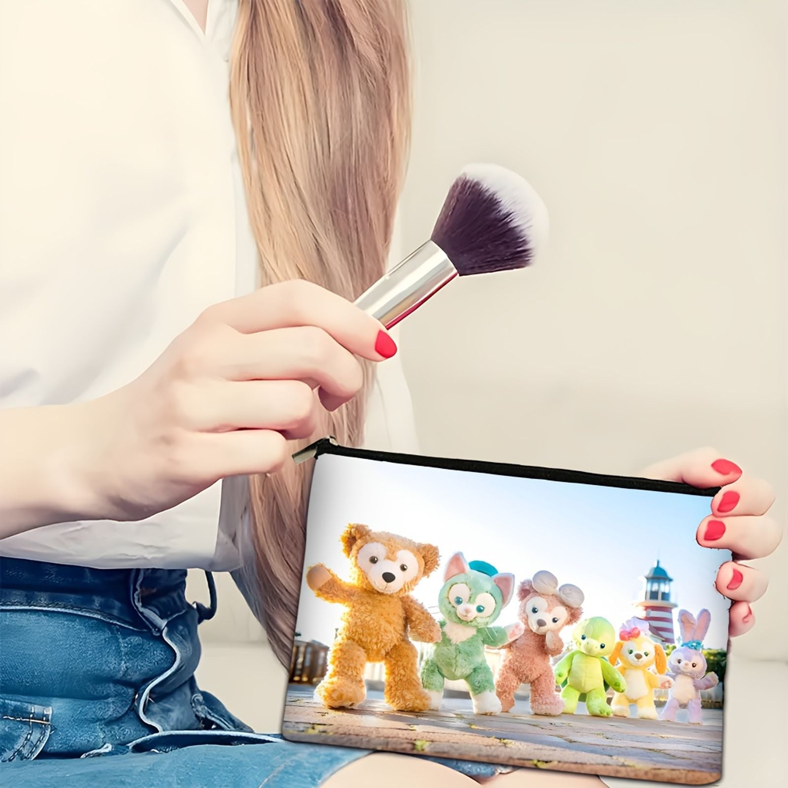 Disney Duffy Stellalou Cosmetic Bag - Cute & Versatile Zipper Organizer