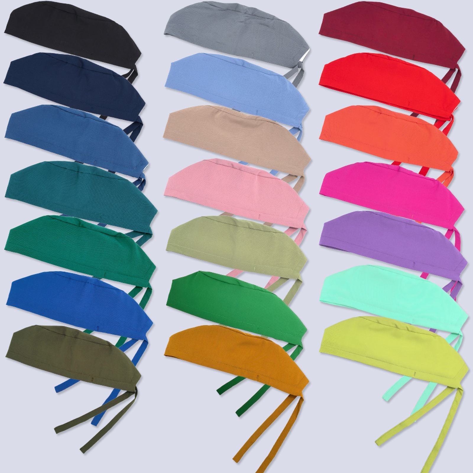 Solid Color Stretch Women’s Nurses Working Hats