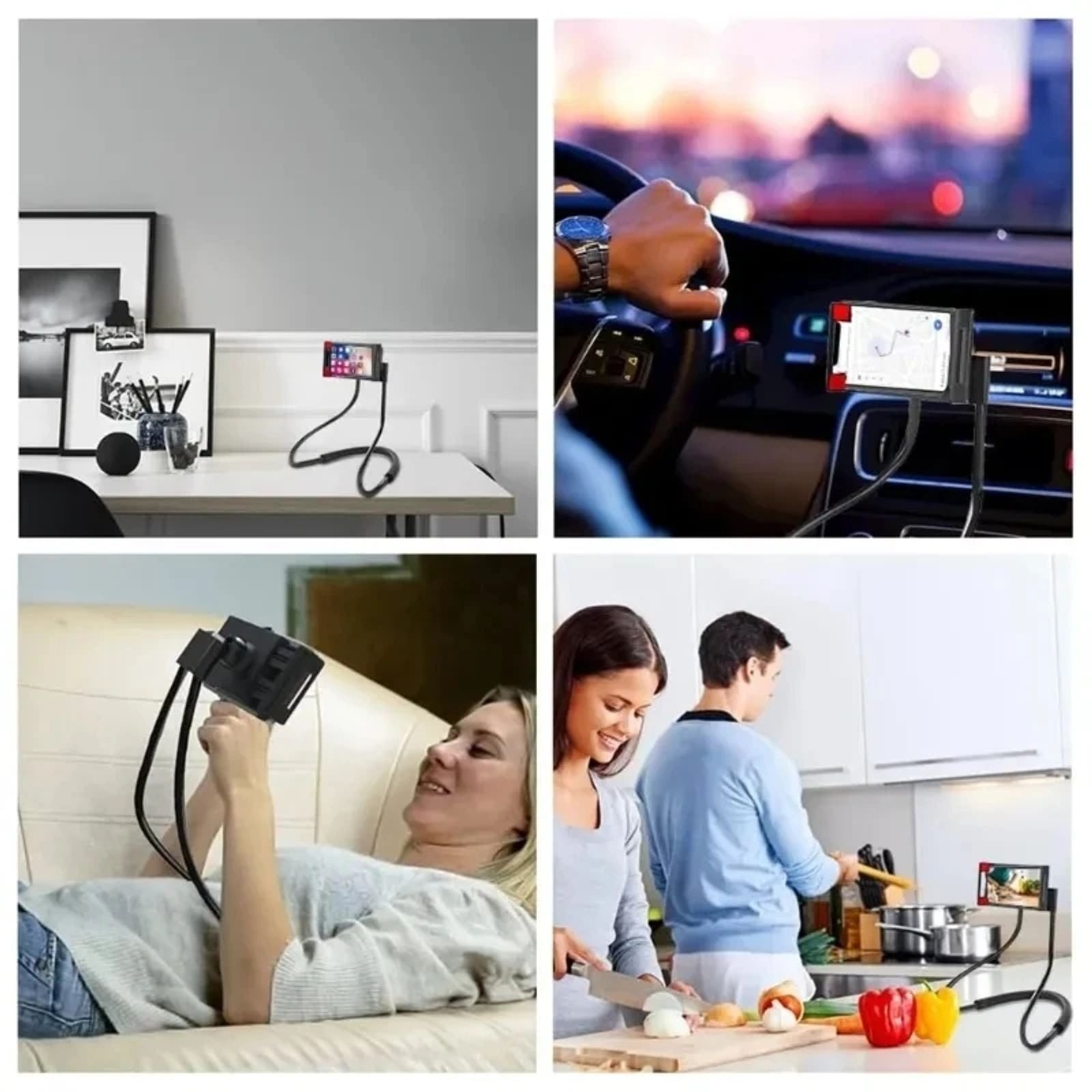 Flexible Neck Mobile Phone and Tablet Holder
