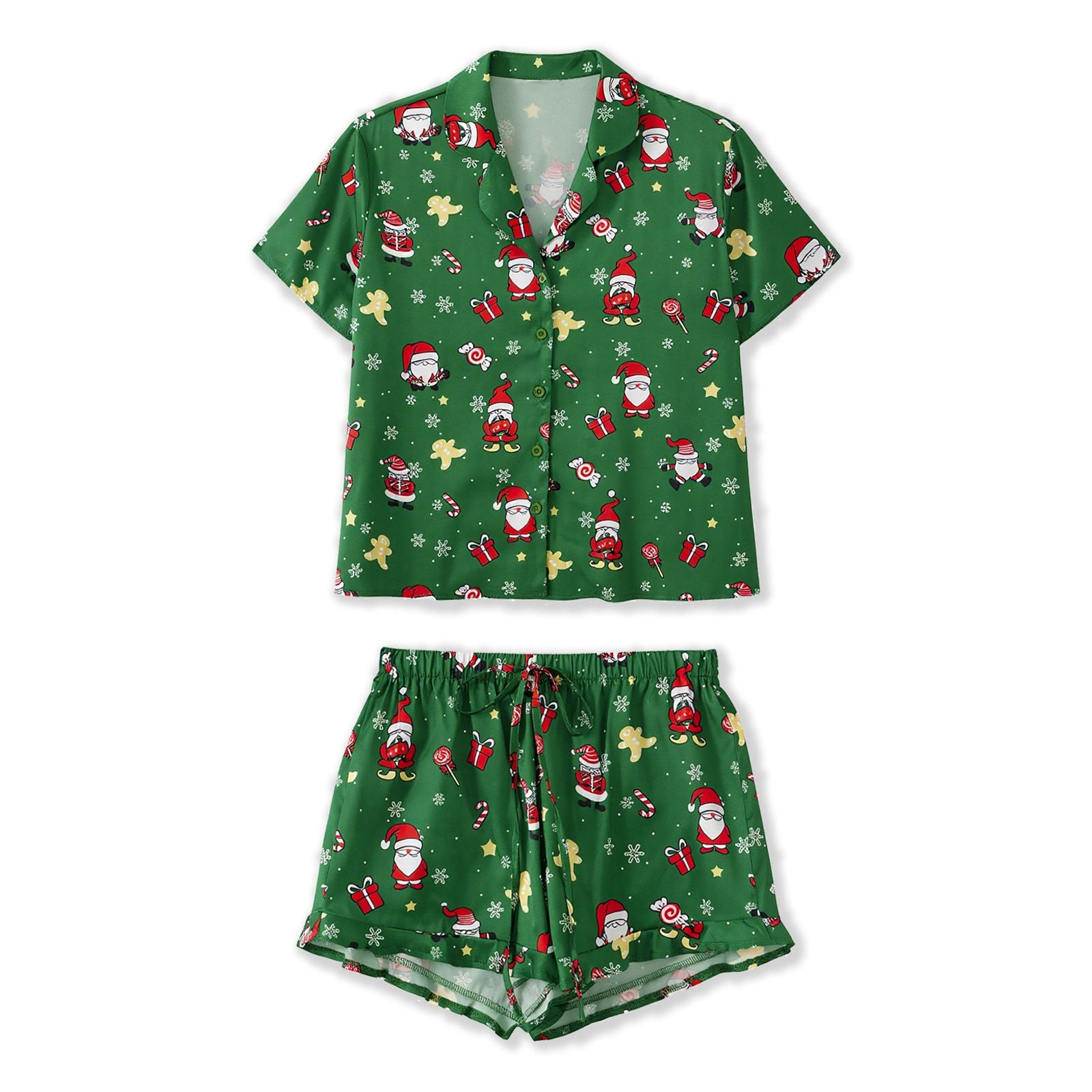 Xingqing Women's Christmas Lounge Set 2Pcs