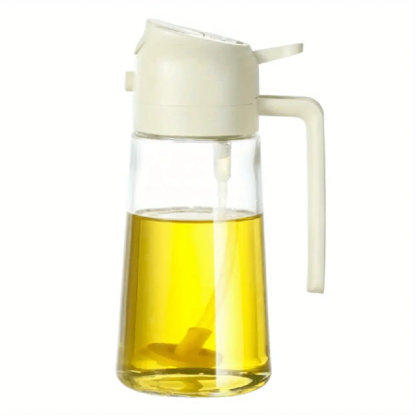 2-in-1 500ml Plastic Spray Oil Dispenser Bottle