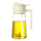 2-in-1 500ml Plastic Spray Oil Dispenser Bottle