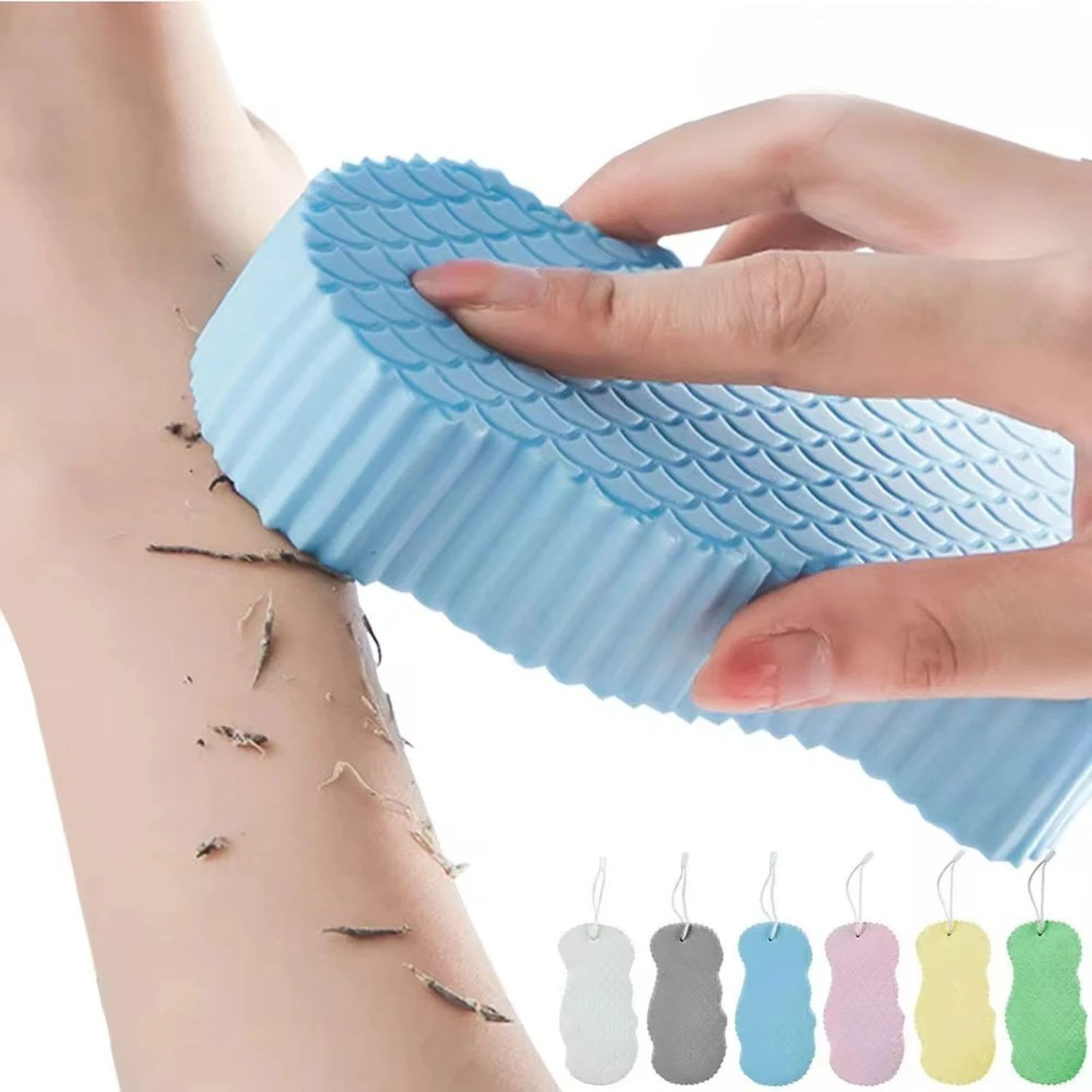 Kids 3D Exfoliating Bath Sponge for Gentle Skin Care