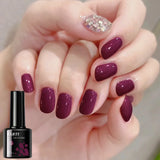 TARTU 8ml Gel Nail Polish - Rose Pink, Red, Gray, Burgundy