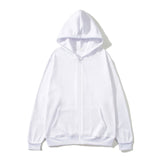 Men's and Women's Fleece Zipper Hoodie Jacket