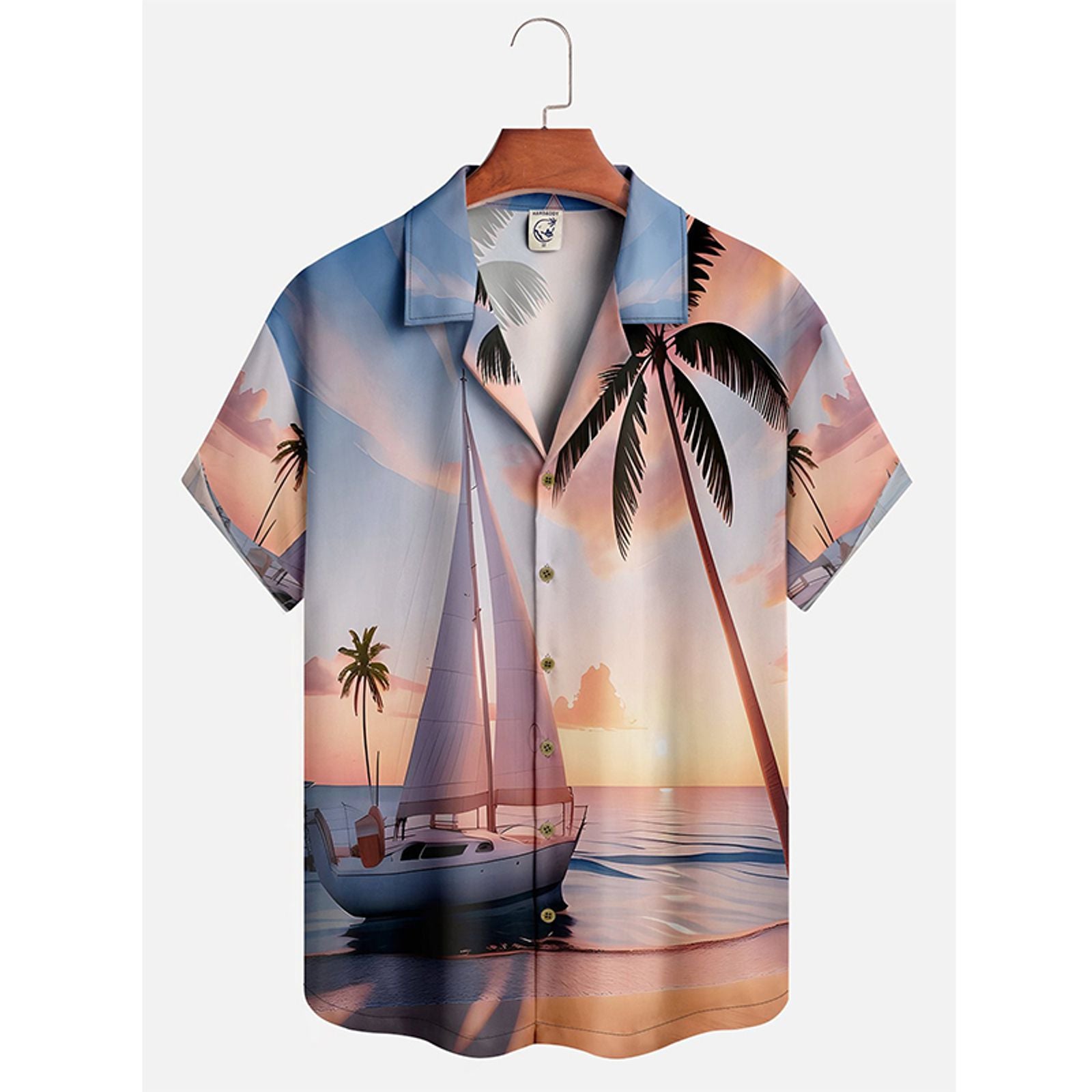 Men's Summer Dusk Pattern Casual Shirt