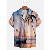 Men's Summer Dusk Pattern Casual Shirt