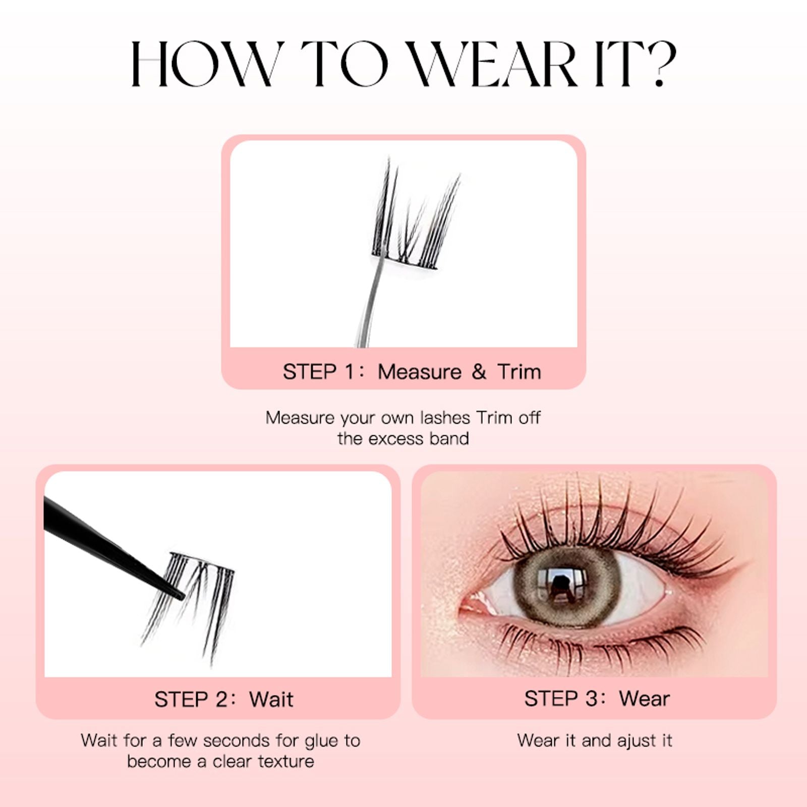 Self-Adhesive Ultra-Thin False Eyelashes