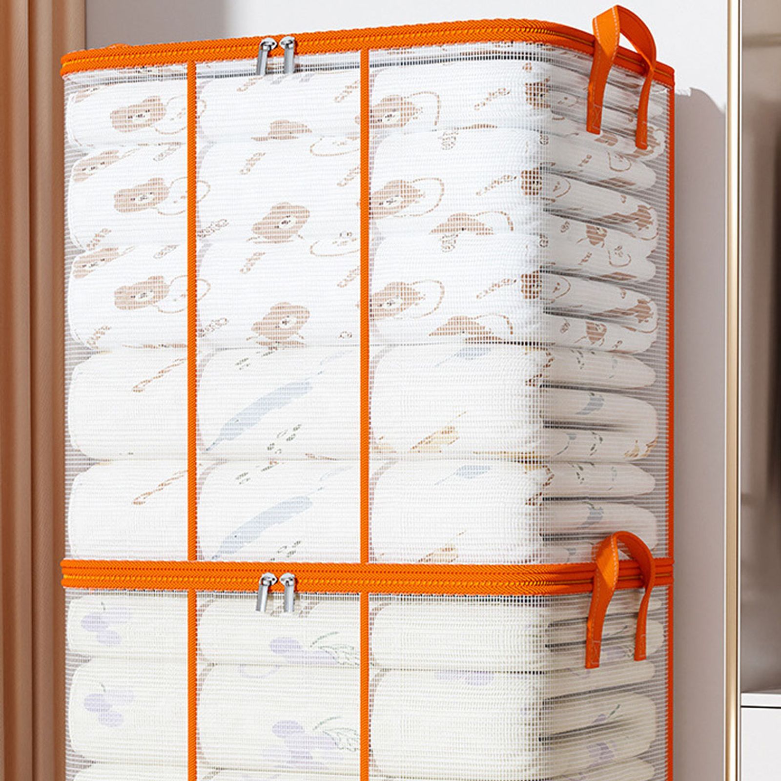 Transparent Plastic Storage Bag for Blankets and Bedding