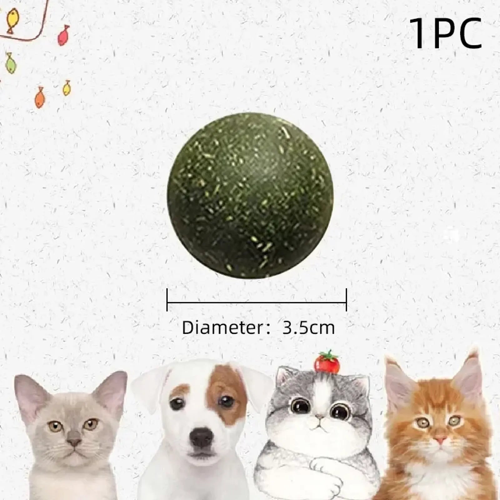 Catnip Balls for Healthy Playtime and Clean Teeth