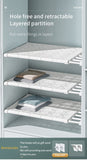 White Expandable Divider for Kitchen and Bathroom Storage