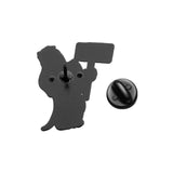 Cute Cartoon Dog Enamel Pin - Funny Animation Brooch