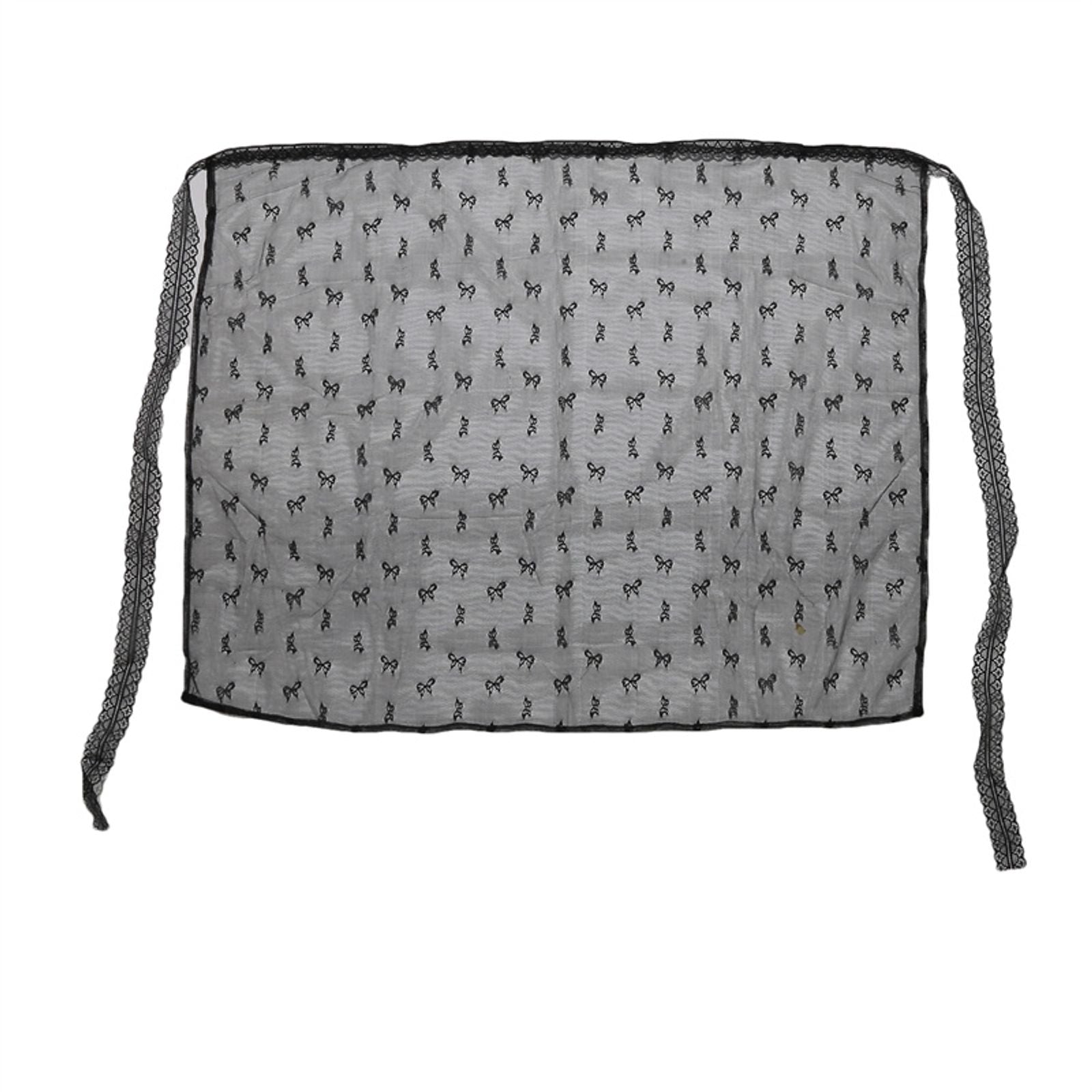 Layered Gauze Skirt with Lace for Y2K Streetwear