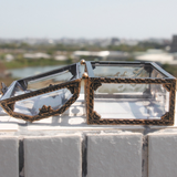 Plastic Transparent Pirate Treasure Box Jewelry Organizer