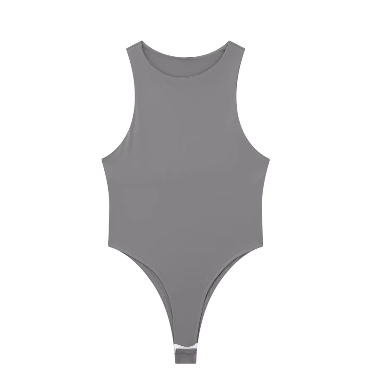 Women's White Sleeveless Bodysuit - Summer Essential