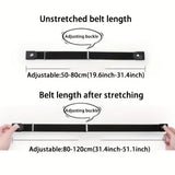 Adjustable Stretch Waist Belt - No Buckle Design