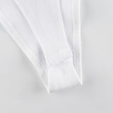 Zipper Bodysuit for Women - Sexy Sleeveless Summer Jumpsuit