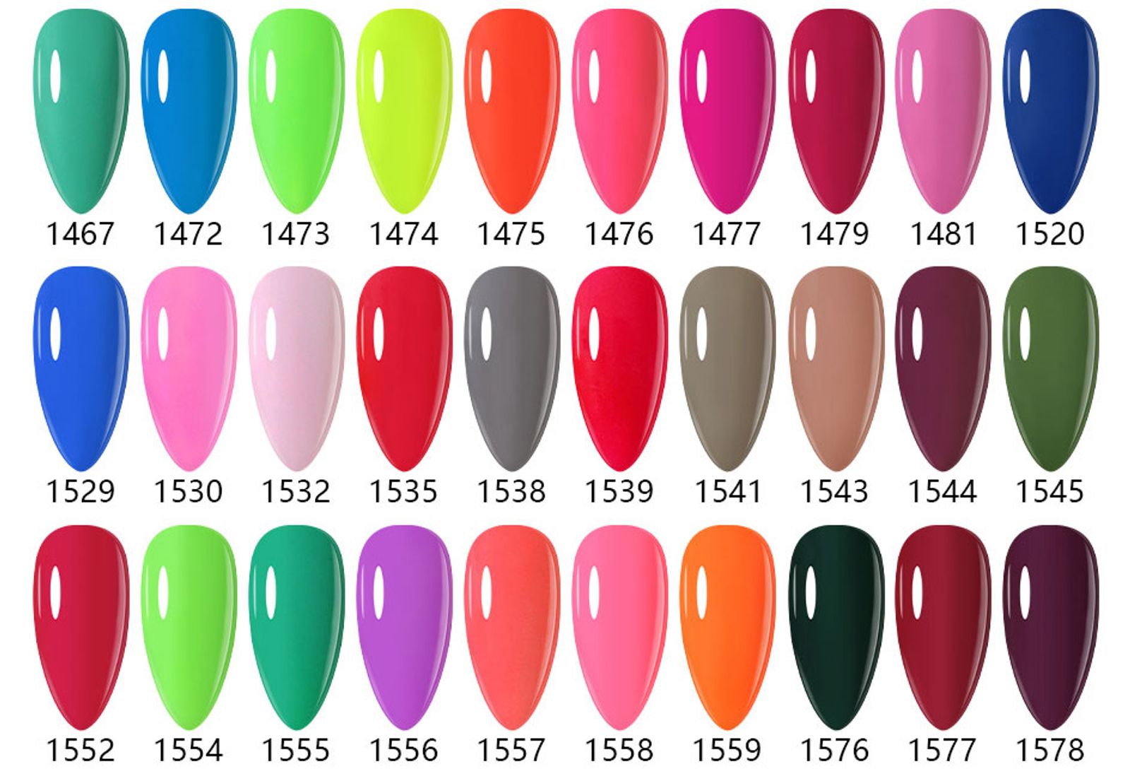 Clou Beaute 15ml Neon Gel Nail Polish & Base Top Coat