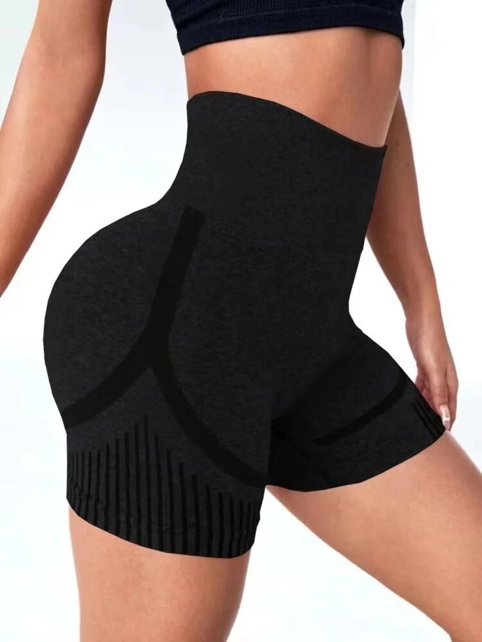 High Waist Women’s Yoga Shorts for Fitness and Running