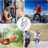 Mini Alloy Carabiner Hook for Outdoor Activities