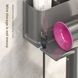 Wall Mounted Hair Dryer and Straightener Holder