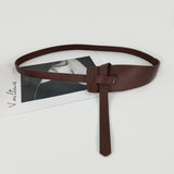 Luxury Designer Belt for Women - Soft PU Leather