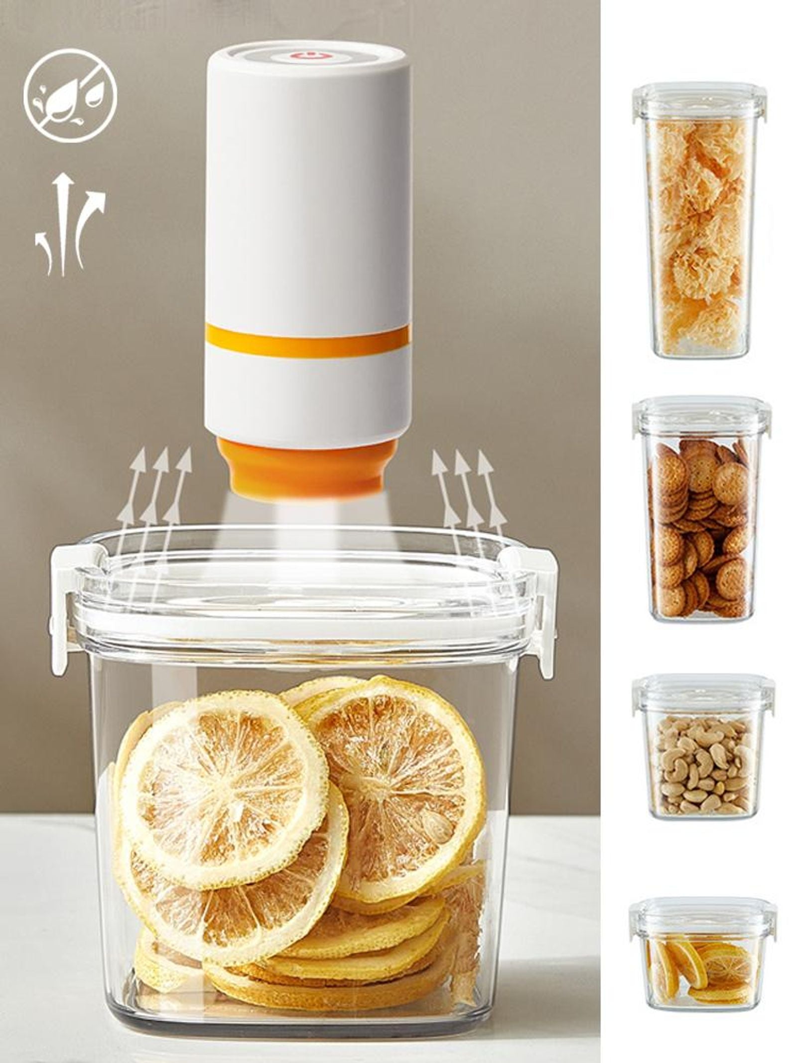 Vacuum Sealed Coffee Beans Storage Jar