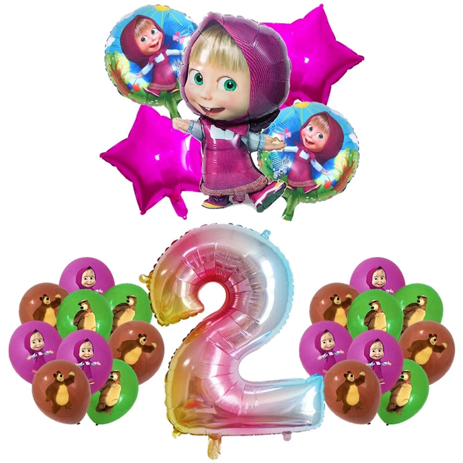 Masha and Bear Birthday Party Decoration Kit
