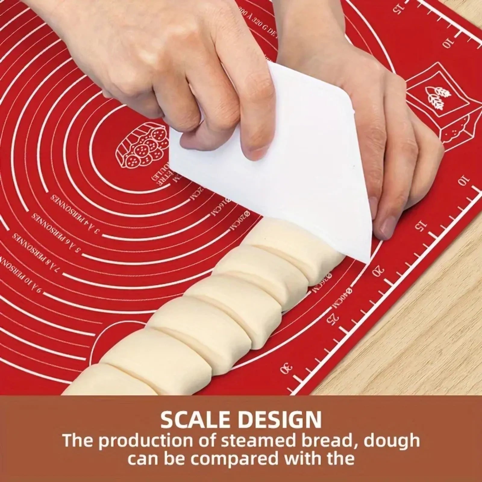 Non-Stick Baking Mat for Pizza & Cakes - Easy Clean