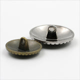 10pcs Vintage Pattern Metal Shank Buttons for Clothing