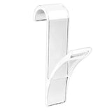 White Clear Hanger Clips for Towels and Scarves
