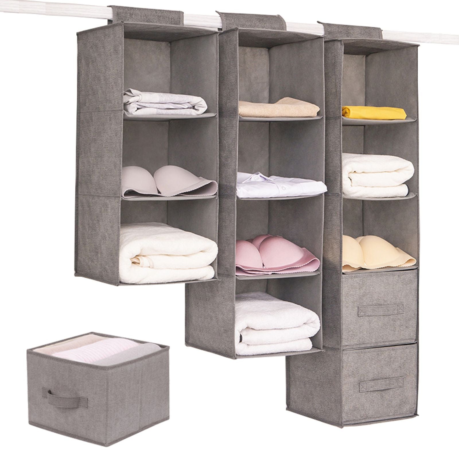 Collapsible Clothes Storage Organizer for Easy Closet Management