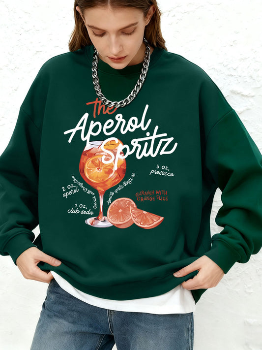 Aperol Spritz Retro Hoodie for Women