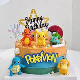 Pokemon Cake Decoration Set with Pikachu and Pokeball