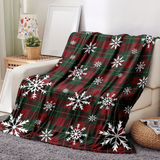 Christmas Red Buffalo Plaid Flannel Blanket
