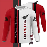 Honda Racing 3D Printed Long Sleeve T-shirt