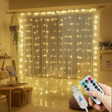 LED Curtain String Lights - USB Fairy Lamp for Home & Garden