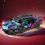 1635-Piece Cyber-Style Racing Car Building Blocks