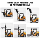 1:24 Scale Alloy Construction Forklift & Crane Toy Model