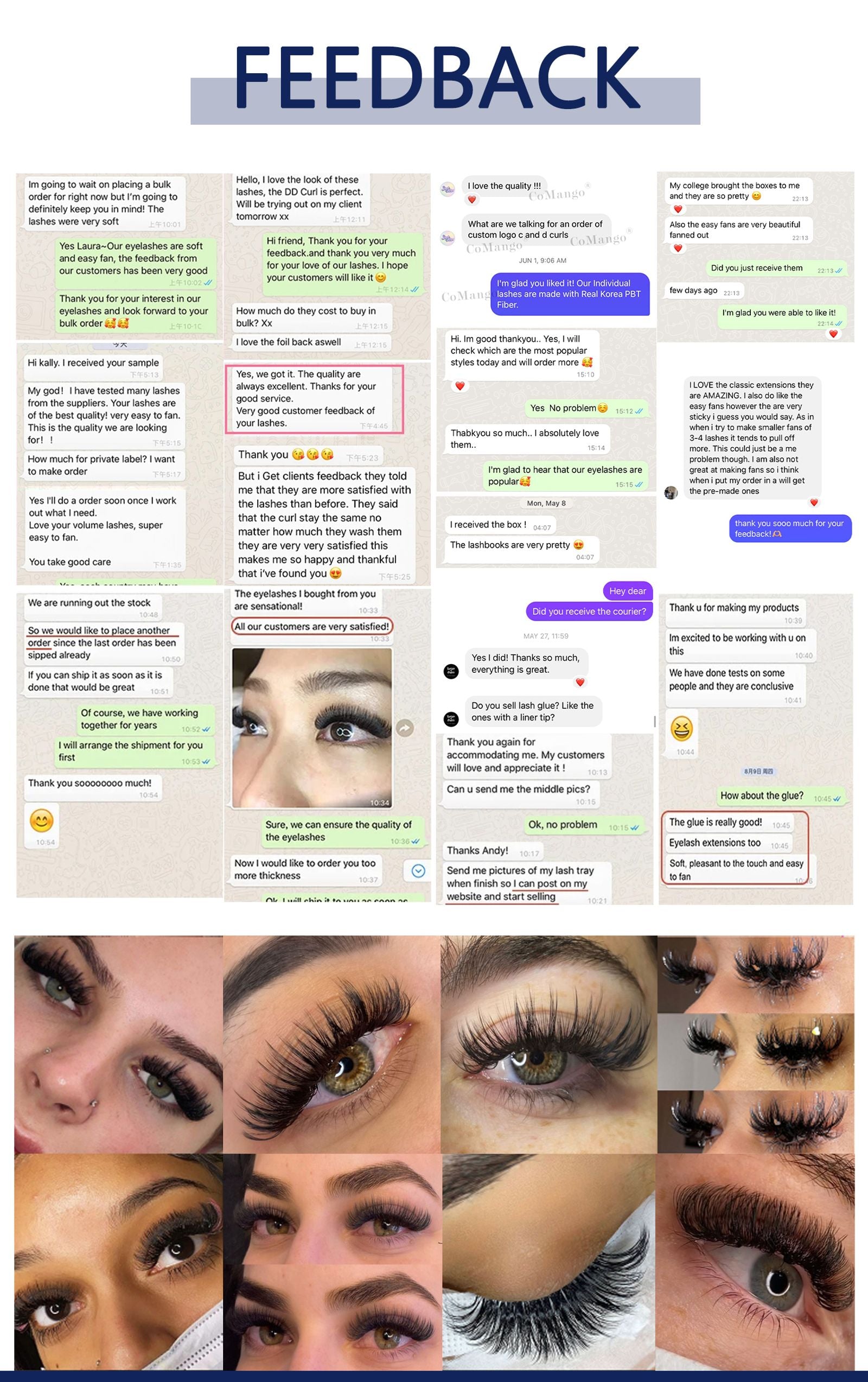 Premade Volume Fans Short Stem Russian Eyelash Extensions