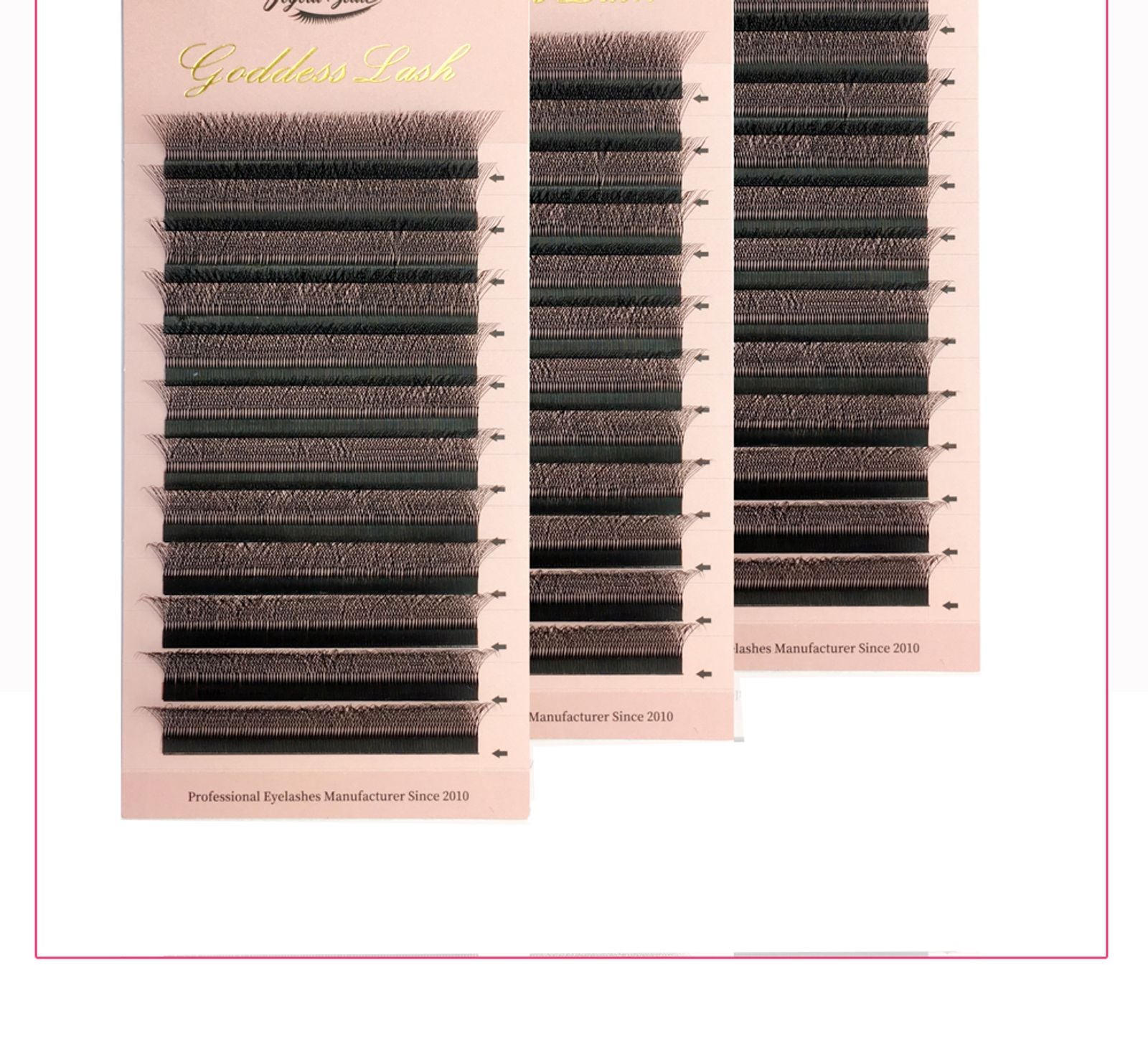 Goddess 4D W Shape Eyelash Extensions - Handmade Volume Lashes