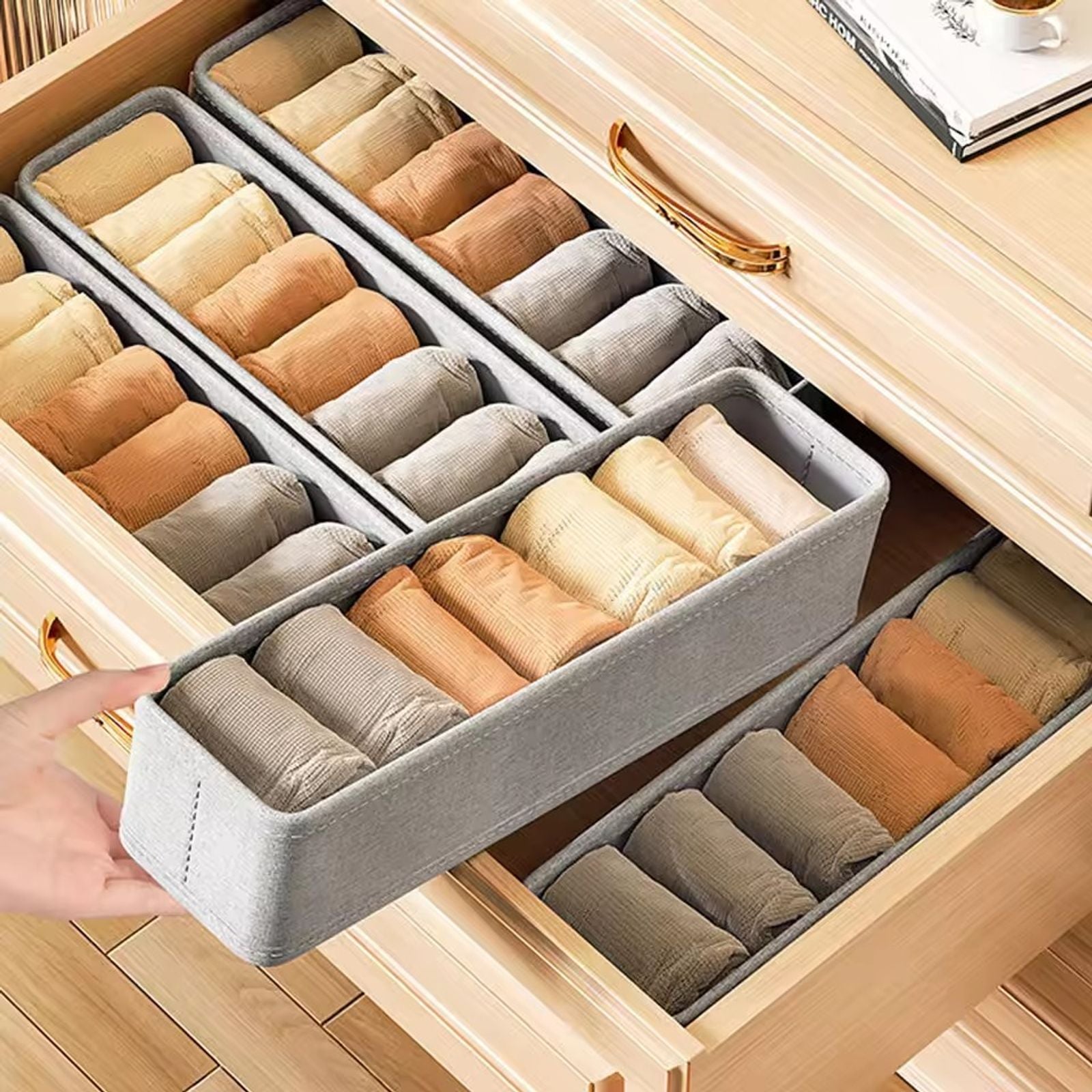 Drawer Storage Organizers for Clothes, Set of 1/2/4 Pieces