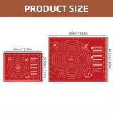 Non-Stick Baking Mat for Pizza & Cakes - Easy Clean