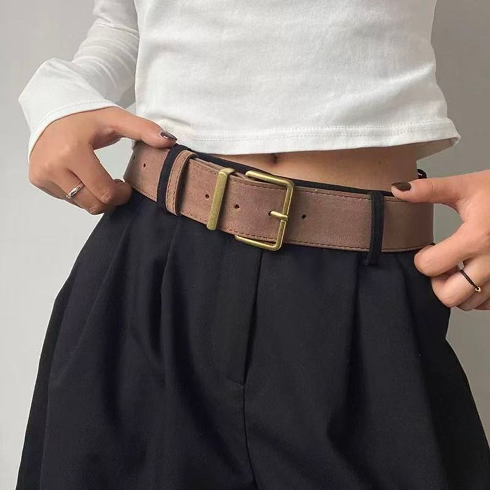 Versatile American-Style Retro Women's Belt