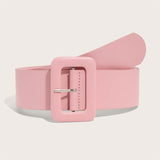 Women's PU Leather Wide Belt - Simple and Stylish
