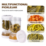 Olive and Pickle Strainer Jar - Airtight Food Storage