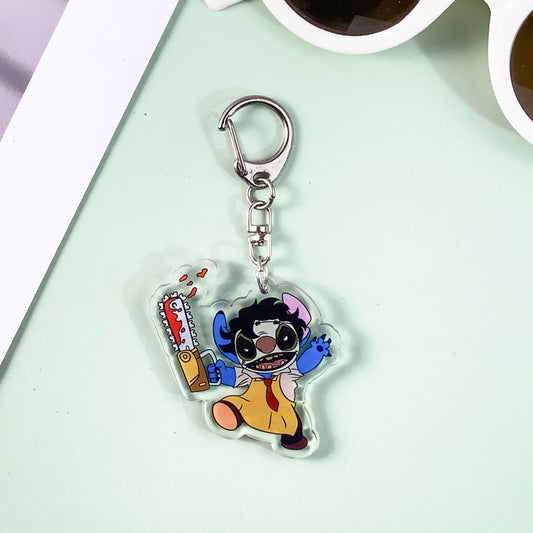 Disney Stitch Nightmare Before Christmas Acrylic Keychain