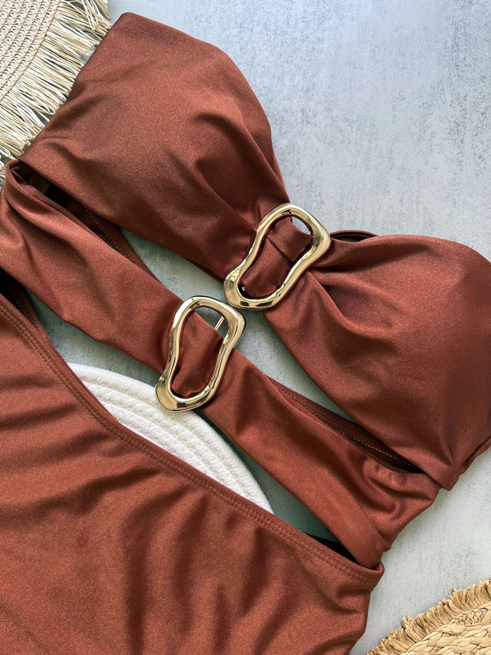 3 Colors Cut Out One Piece Swimsuit for Women